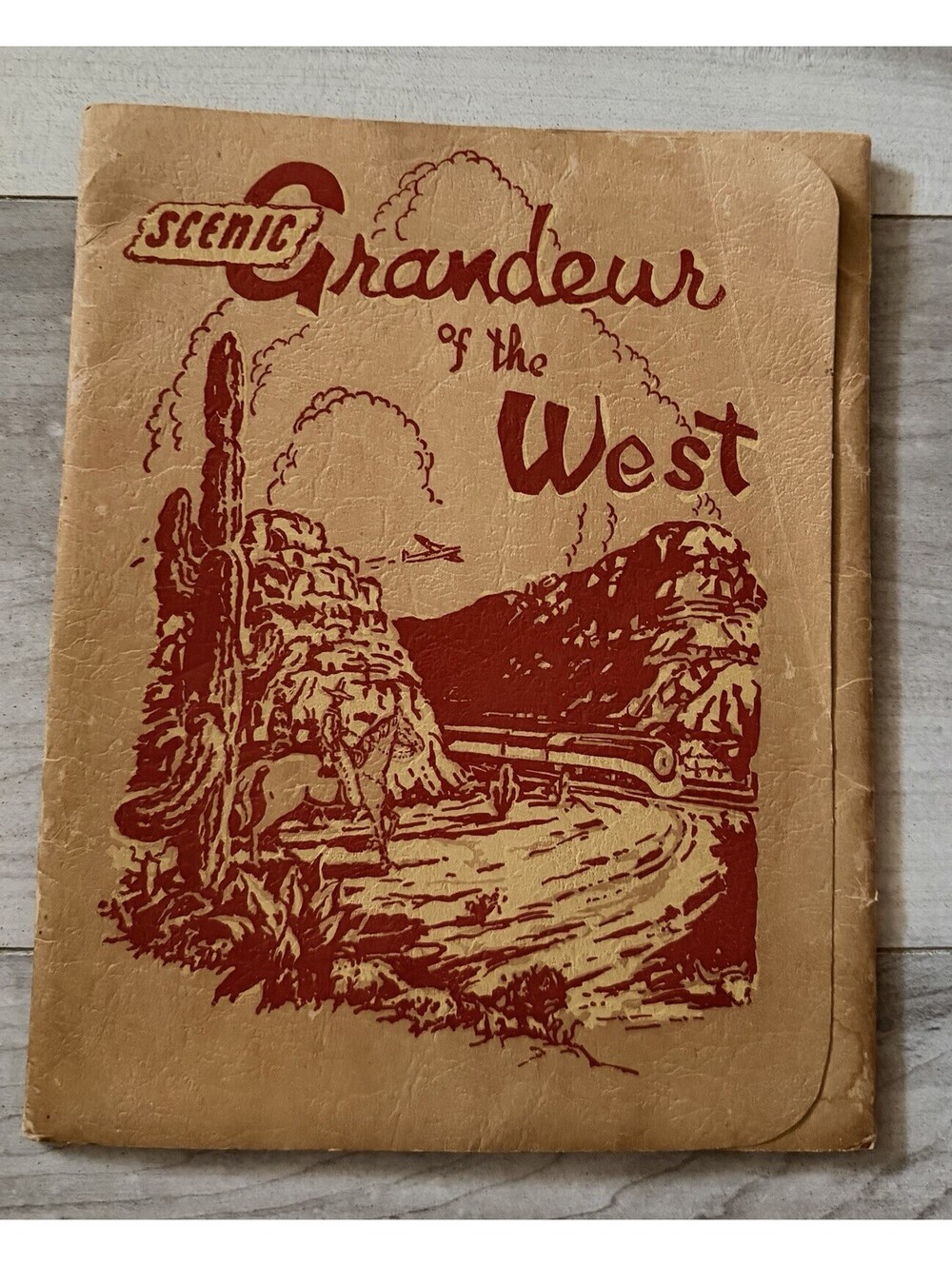 Scenic Grandeur Of The West Southern Pacific Lines 16 Color Folio Views 1943